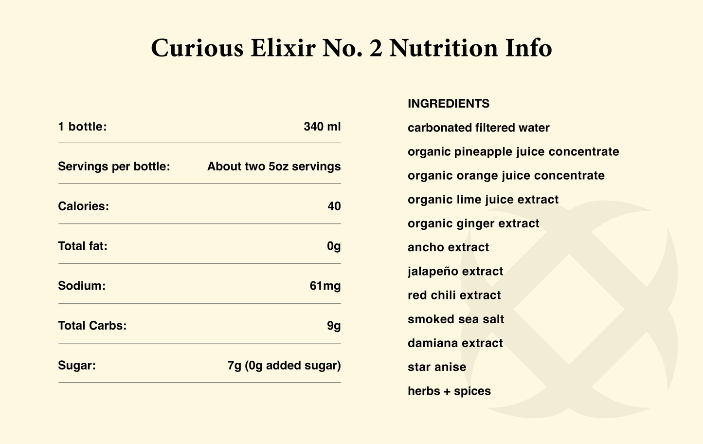 Curious Elixir No. 2 Booze-Free Cocktails: 24 Cocktails in 12 Bottles