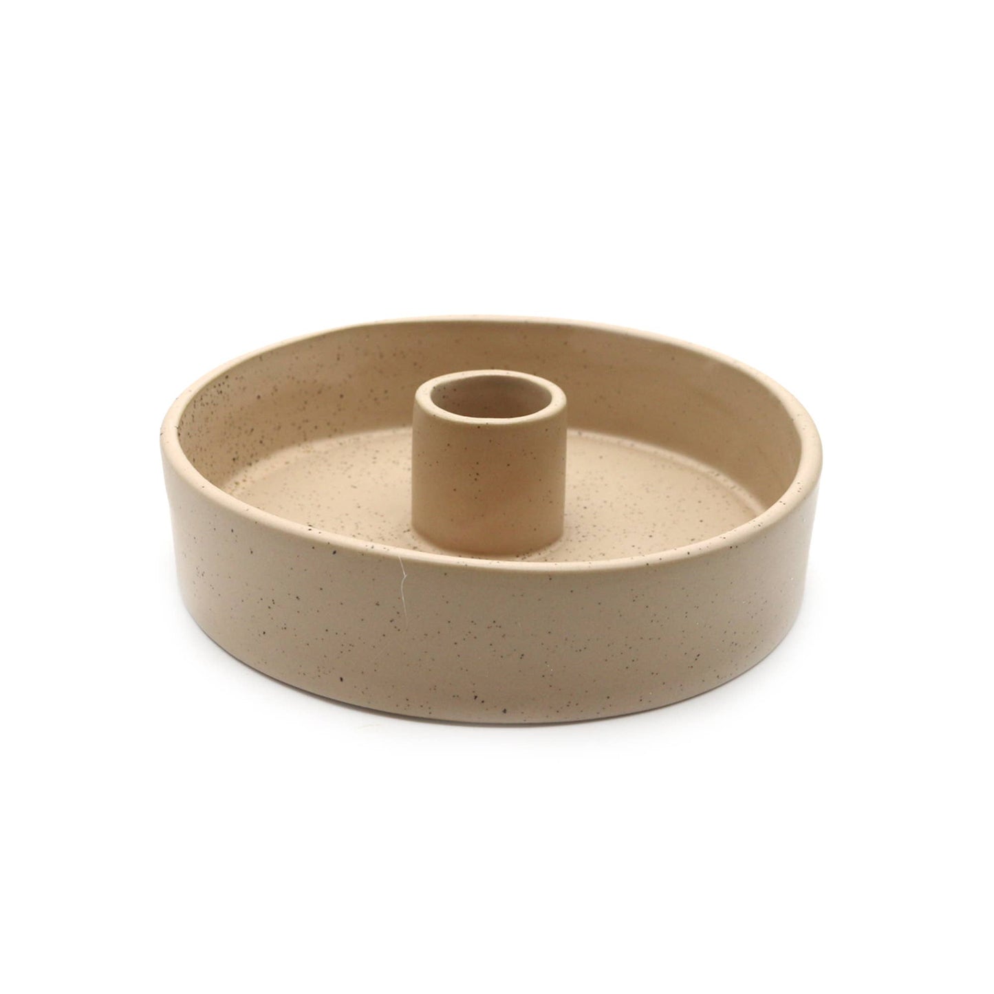 Ceramic Palo Santo Burner (4 in.) - Beige