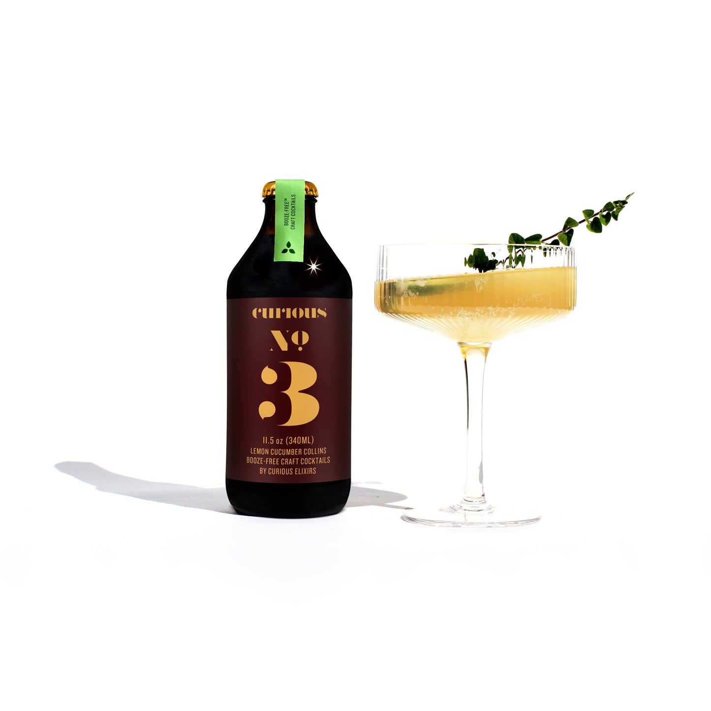 Curious Elixir No. 3 Booze-Free Cocktails: 24 Cocktails in 12 Bottles