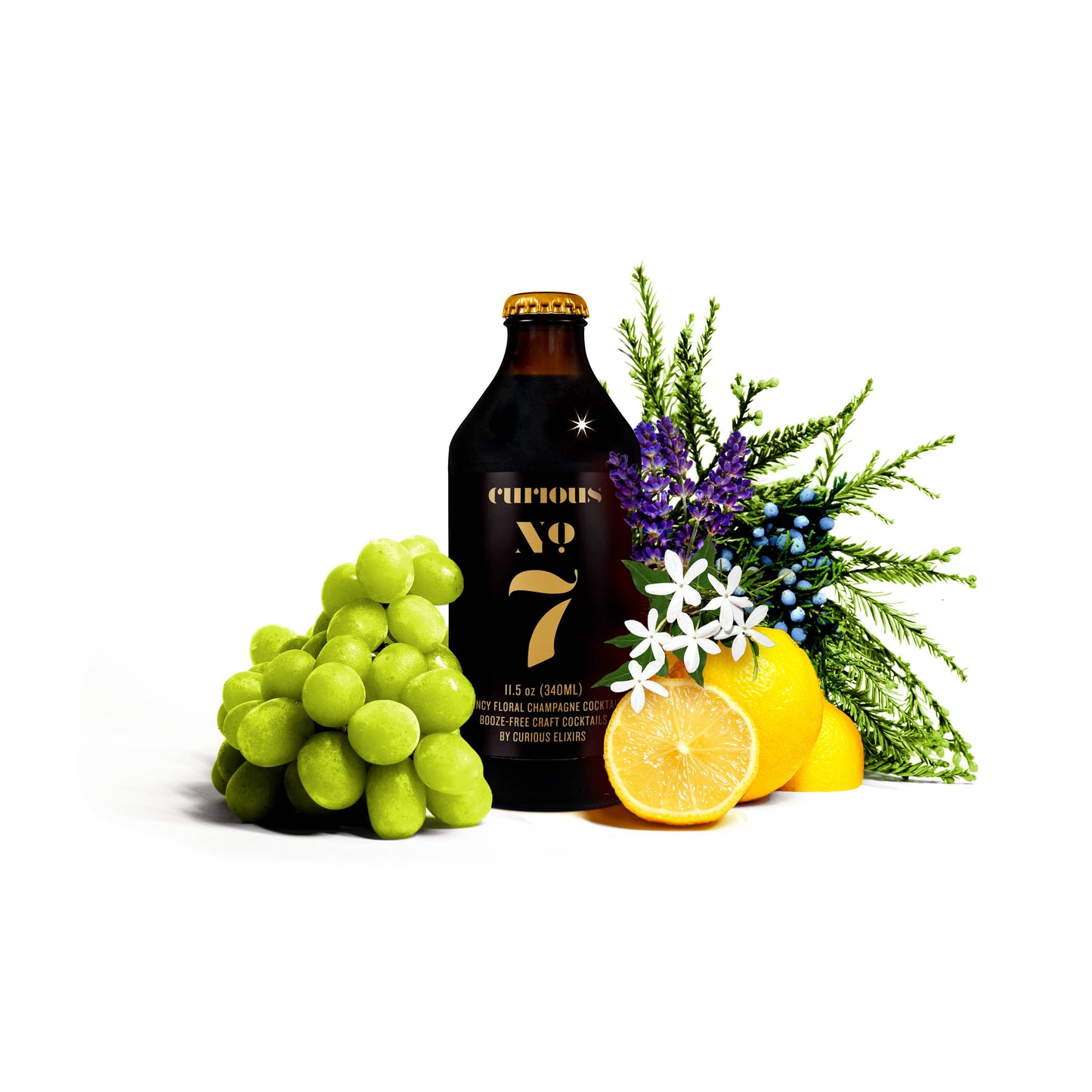 Curious Elixir No. 7 Booze-Free Cocktails: 24 Cocktails in 12 Bottles