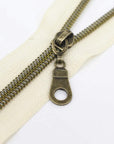 Stag Leaves Ikat - Charcoal Gray and Ivory