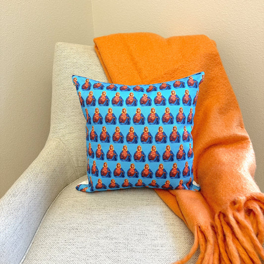 Taylor Swift - Sacred Heart Taylor Pillow Cover + Apricot Throw