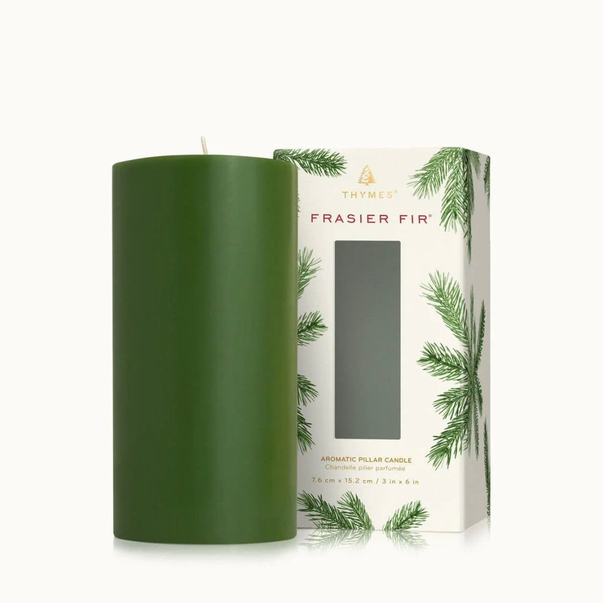 Thymes Frasier Fir Large Pillar Candle