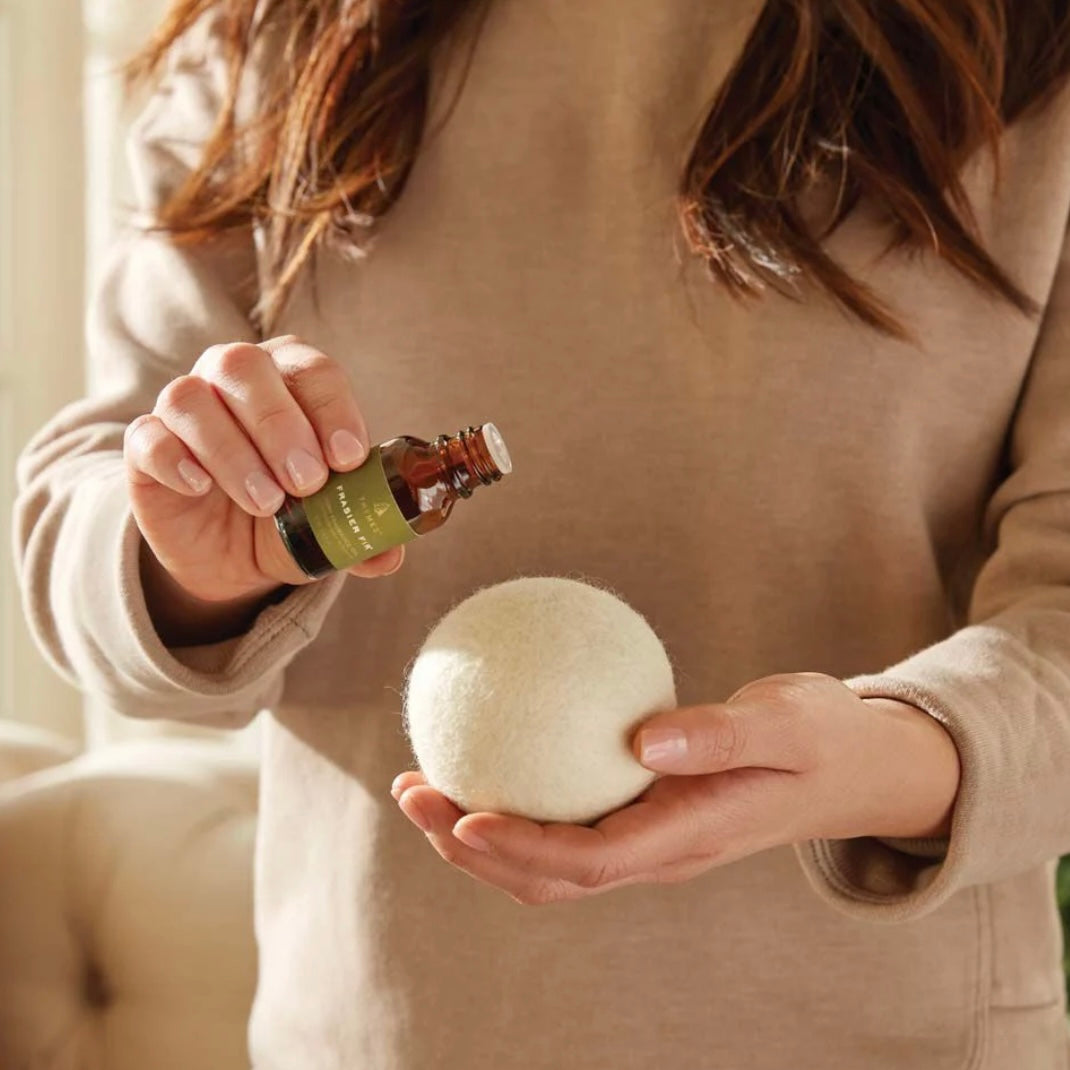 Thymes Frasier Fir Dryer Balls & Fragrance Set