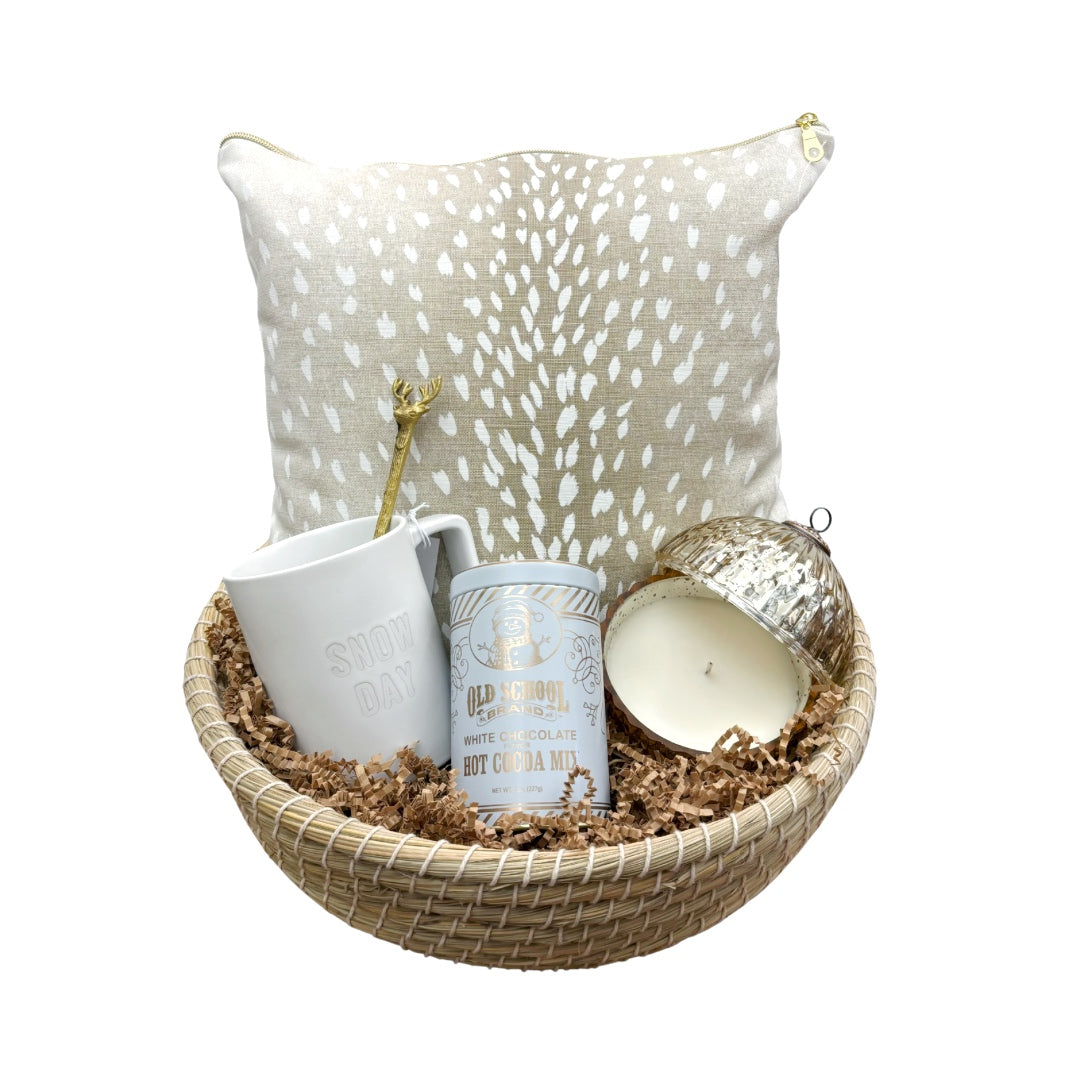 Winter White Gift Basket $150