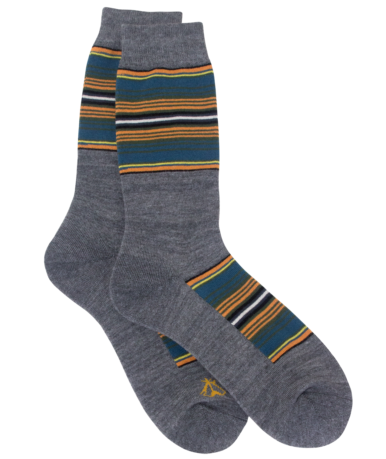 OLYMPIC STRIPE CREW: CHARCOAL / MD
