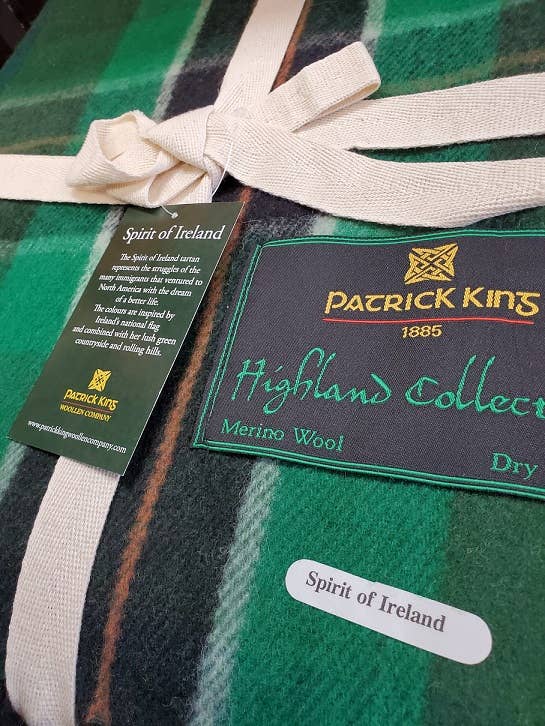 Spirit of Ireland Deluxe Highland Blanket