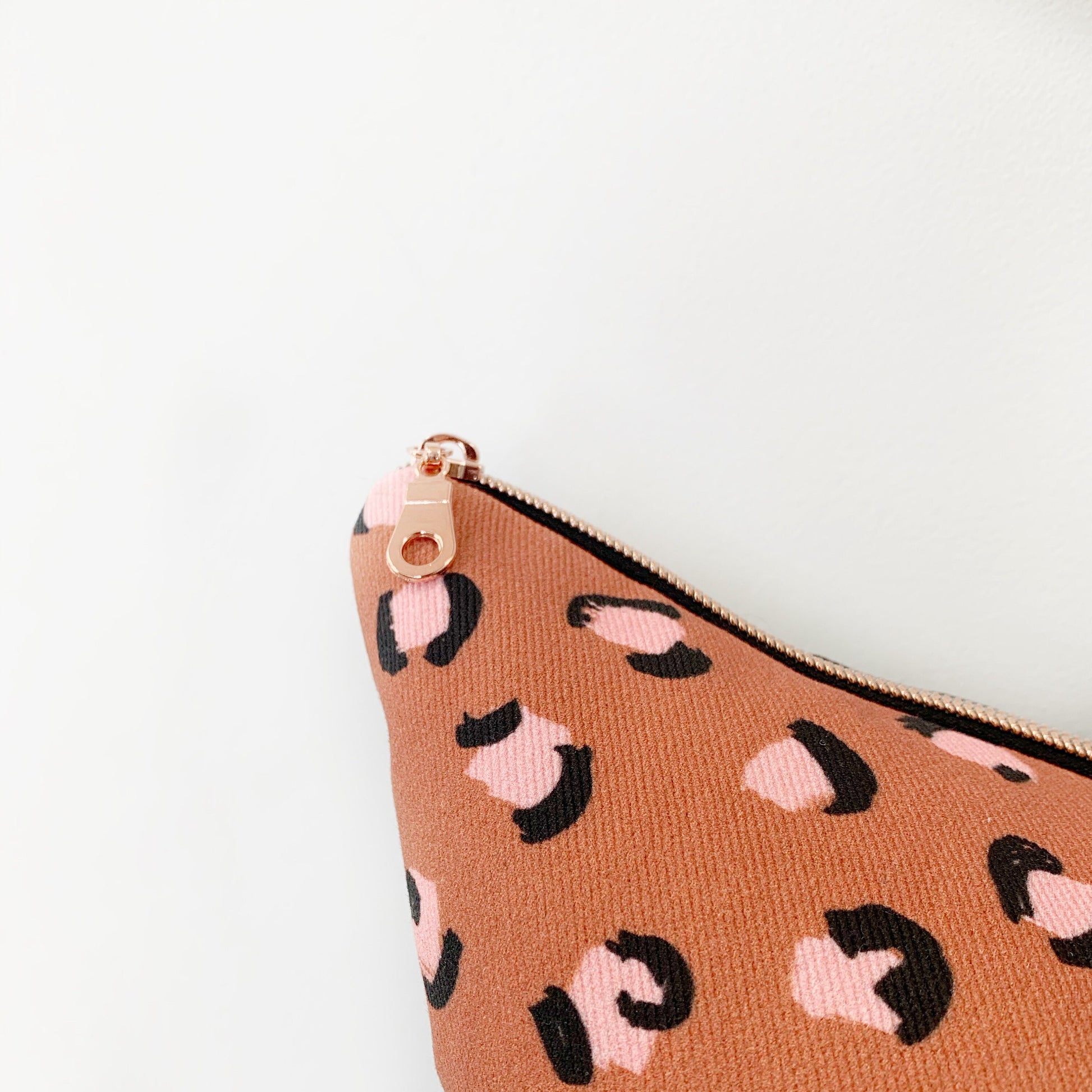 Cover Only | Rust + Blush Leopard Print Pillow