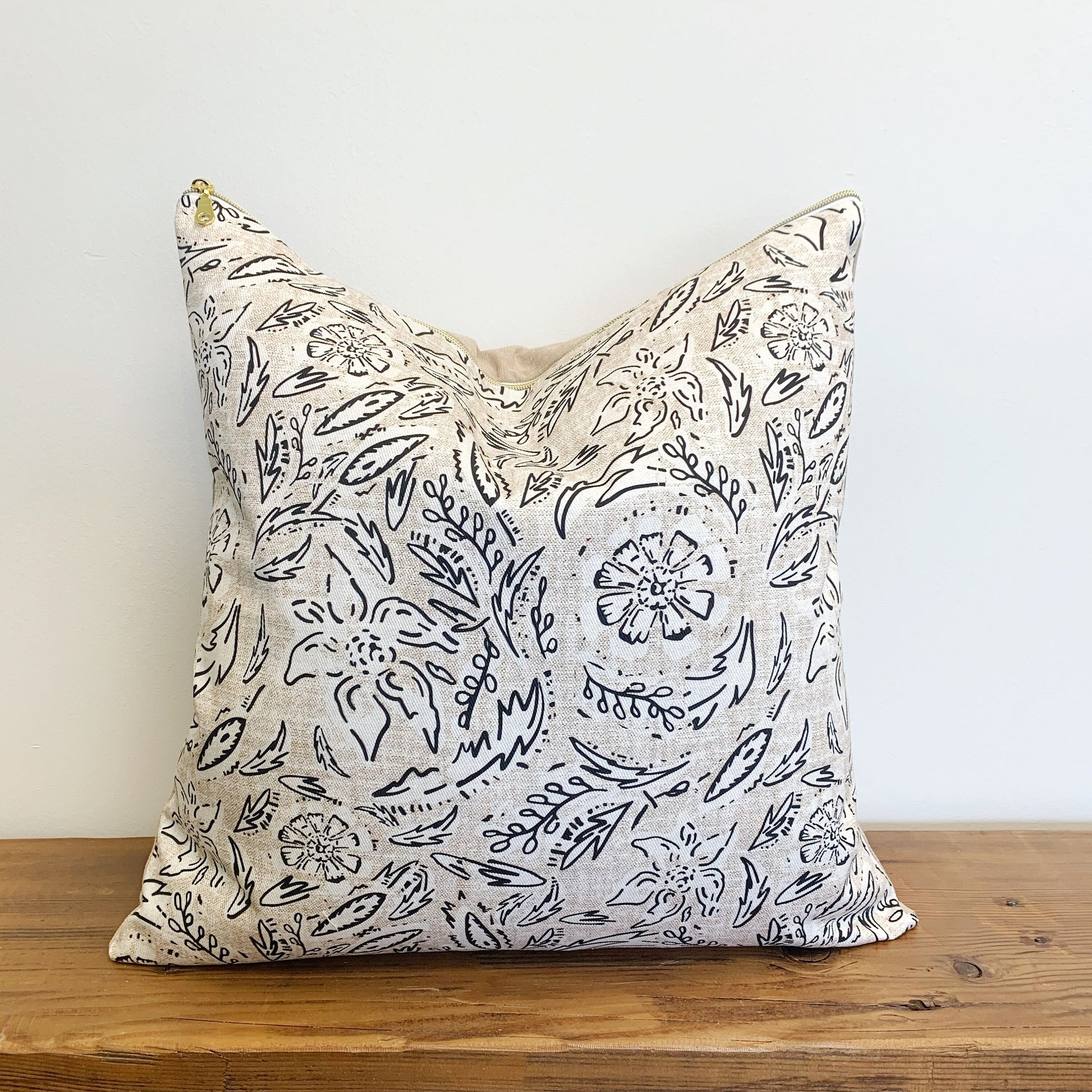 Cover Only | Flora Rustic | Designed by Holli Zollinger | Black + White Floral Farmhouse