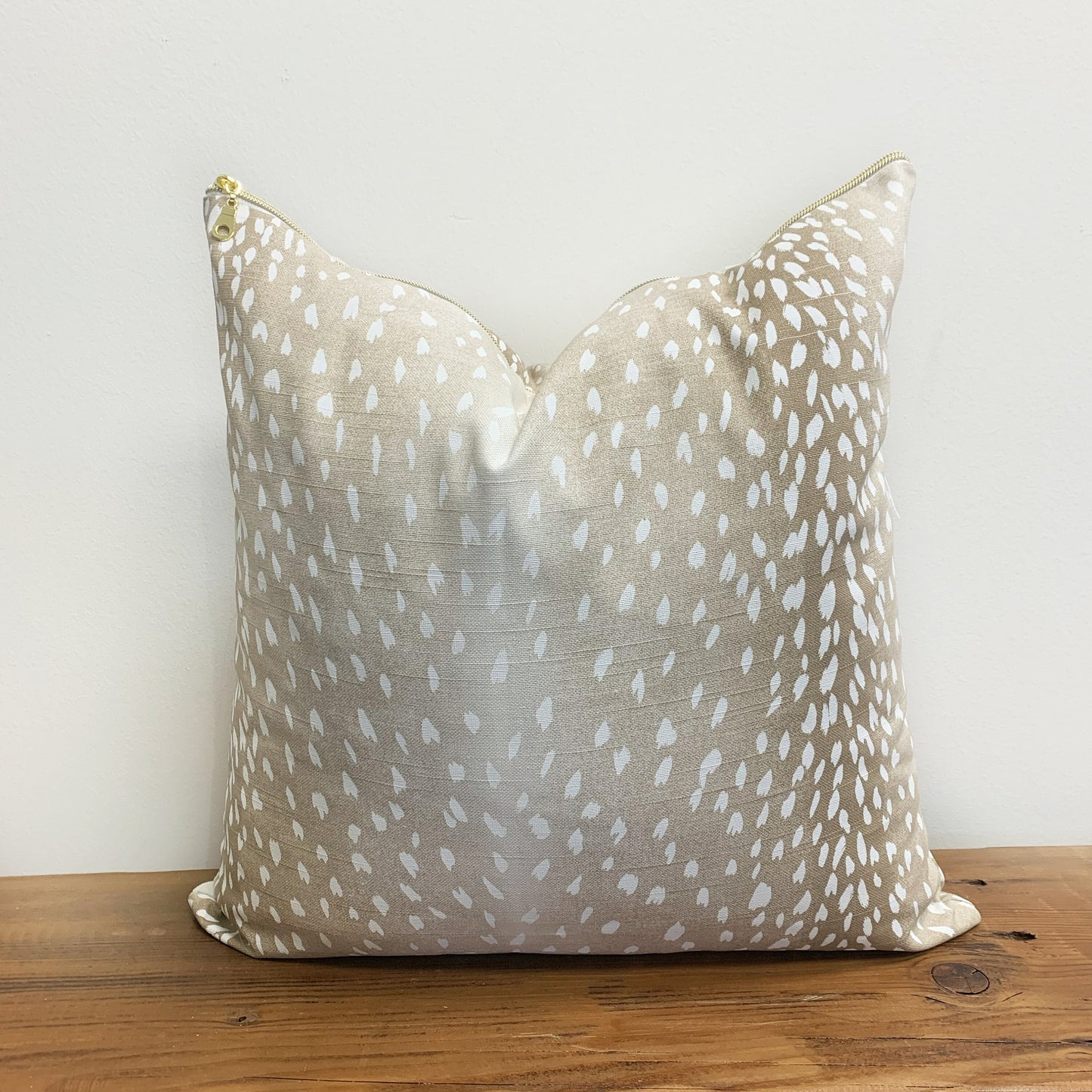 Cover Only | Antelope / Fawn | Designed by Vern Yip | Beige Fawn Print | Grandmillennial | Ombre Animal Print
