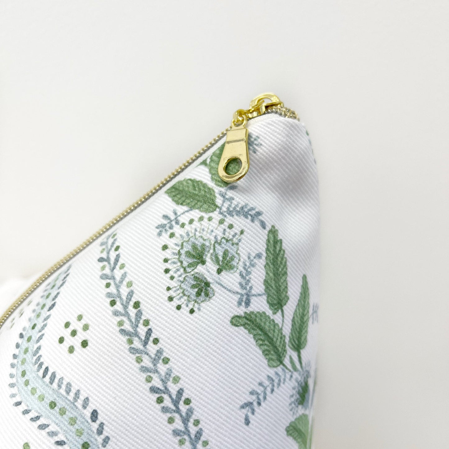 INCLUDES INSERTS 15x15 | Emma Stripe Soft Blue and Green | Designed by Danika Herrick | Grandmillennial Accent Pillow| 15x15