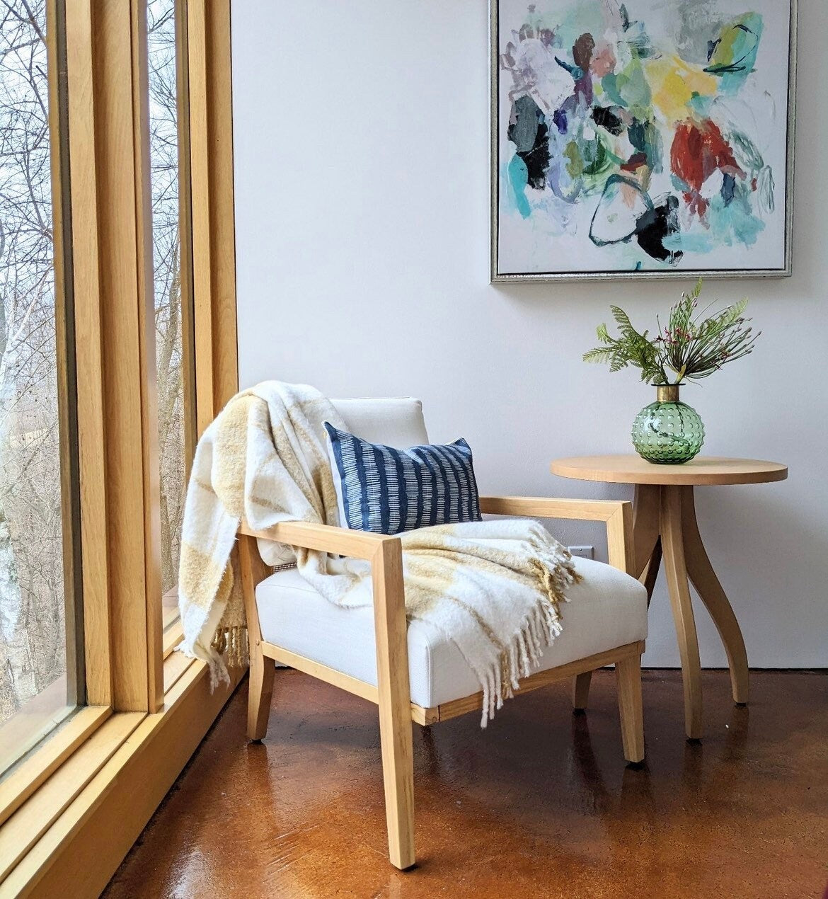 Cover Only | Denim Stripe | Designed by Scarlette Soleil | Dogwood Denim Pillow Cover