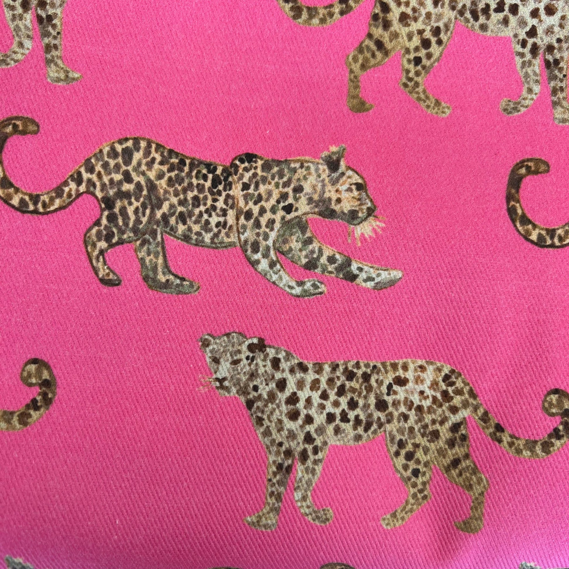 Cover Only | Pink Leopards throw pillow by Danika Herrick