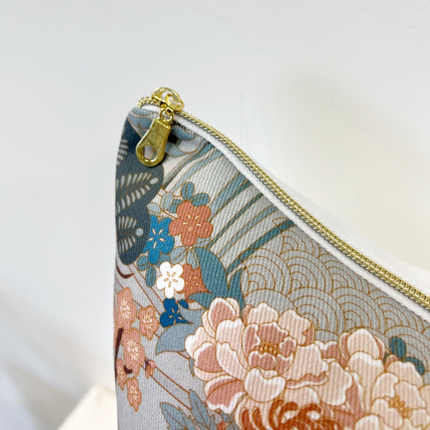 Cover Only | Gueth Japanese Garden Grey | Designed by Judith Gueth | Grandmillennial Accent Pillow | Chinoiserie