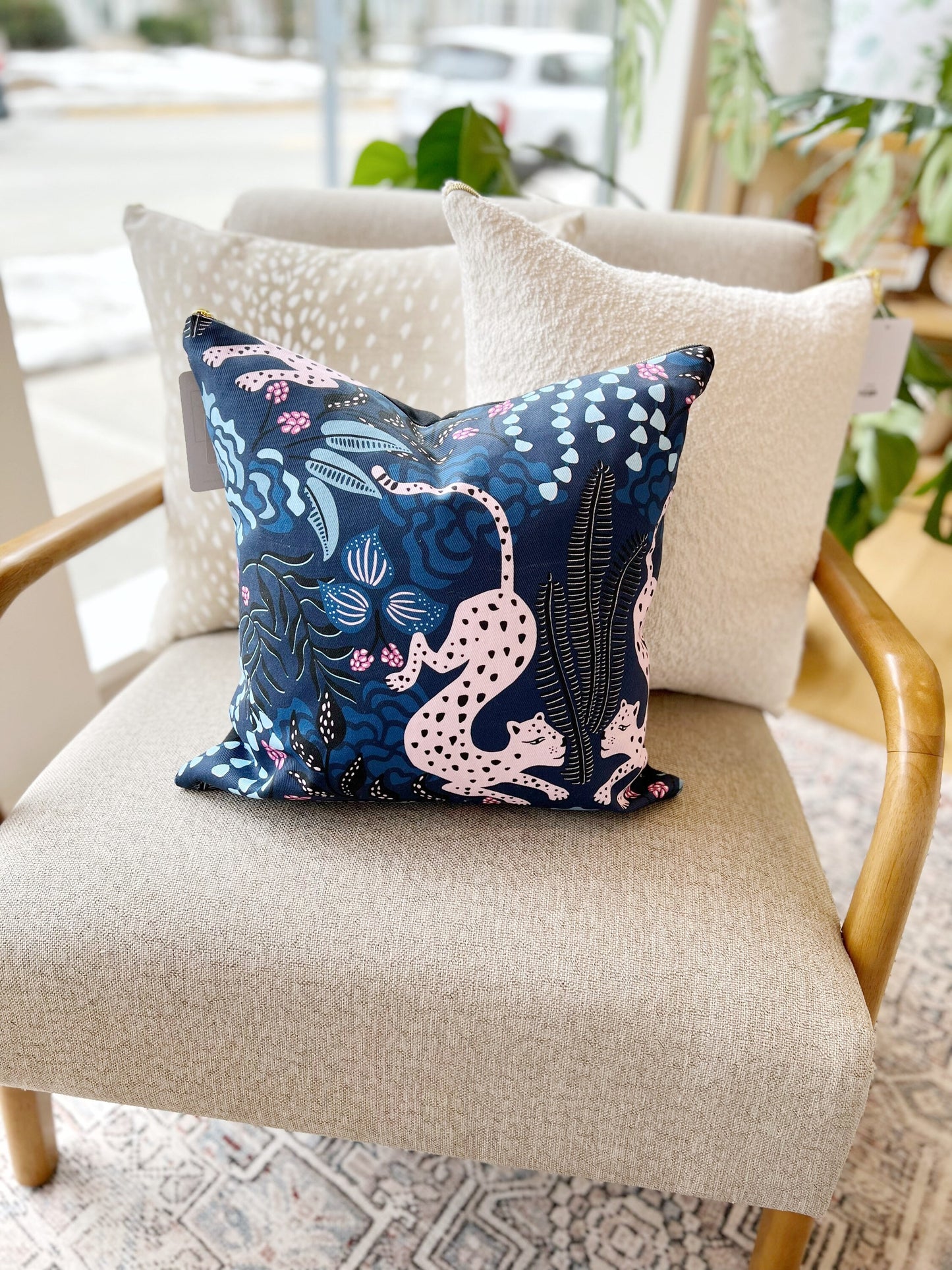 Cover Only | Tropical Leopards Pillow