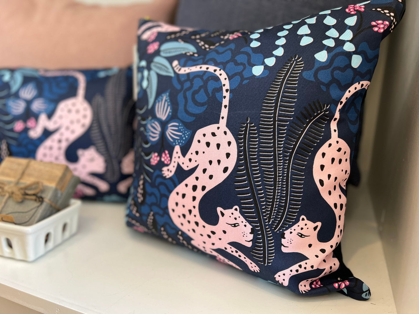 Cover Only | Tropical Leopards Pillow