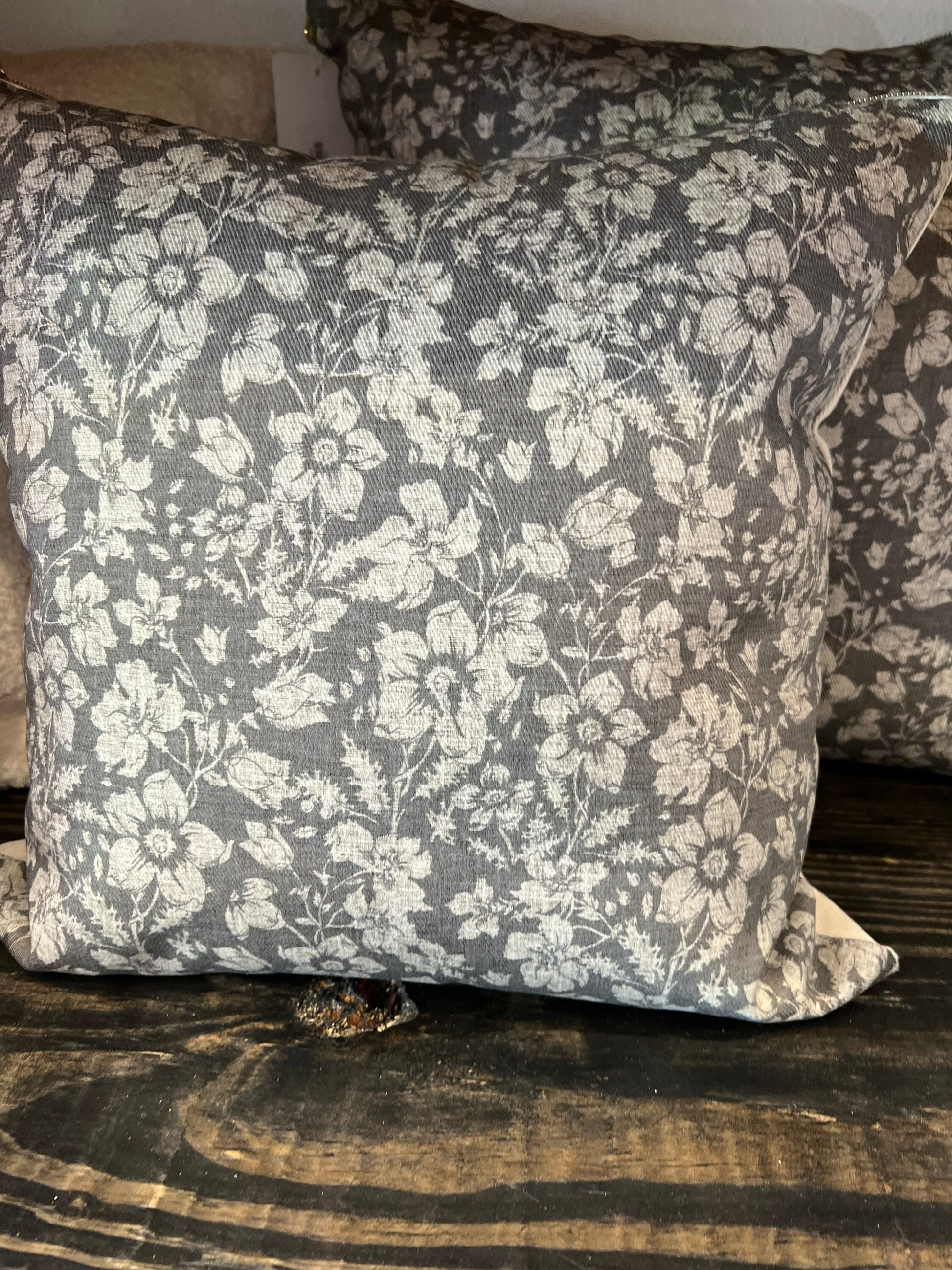 Cover Only | Farmhouse Cerie | Designed by Holli Zollinger | Dogwood Denim Pillow Cover | Machine Washable