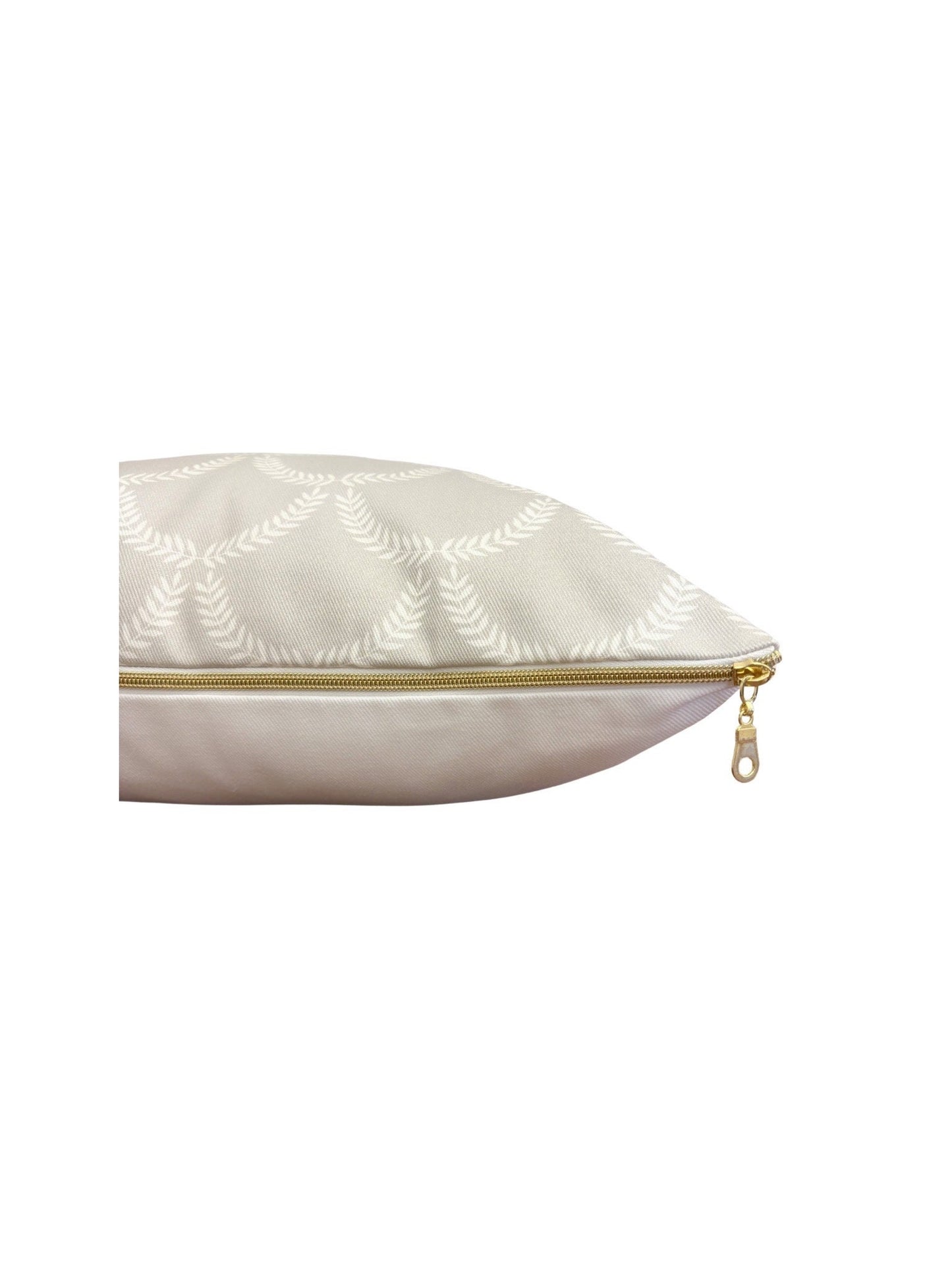 Overstock - Cover Only | Winifred Cream + Putty | Designed by Danika Herrick | Grandmillennial Accent Pillow
