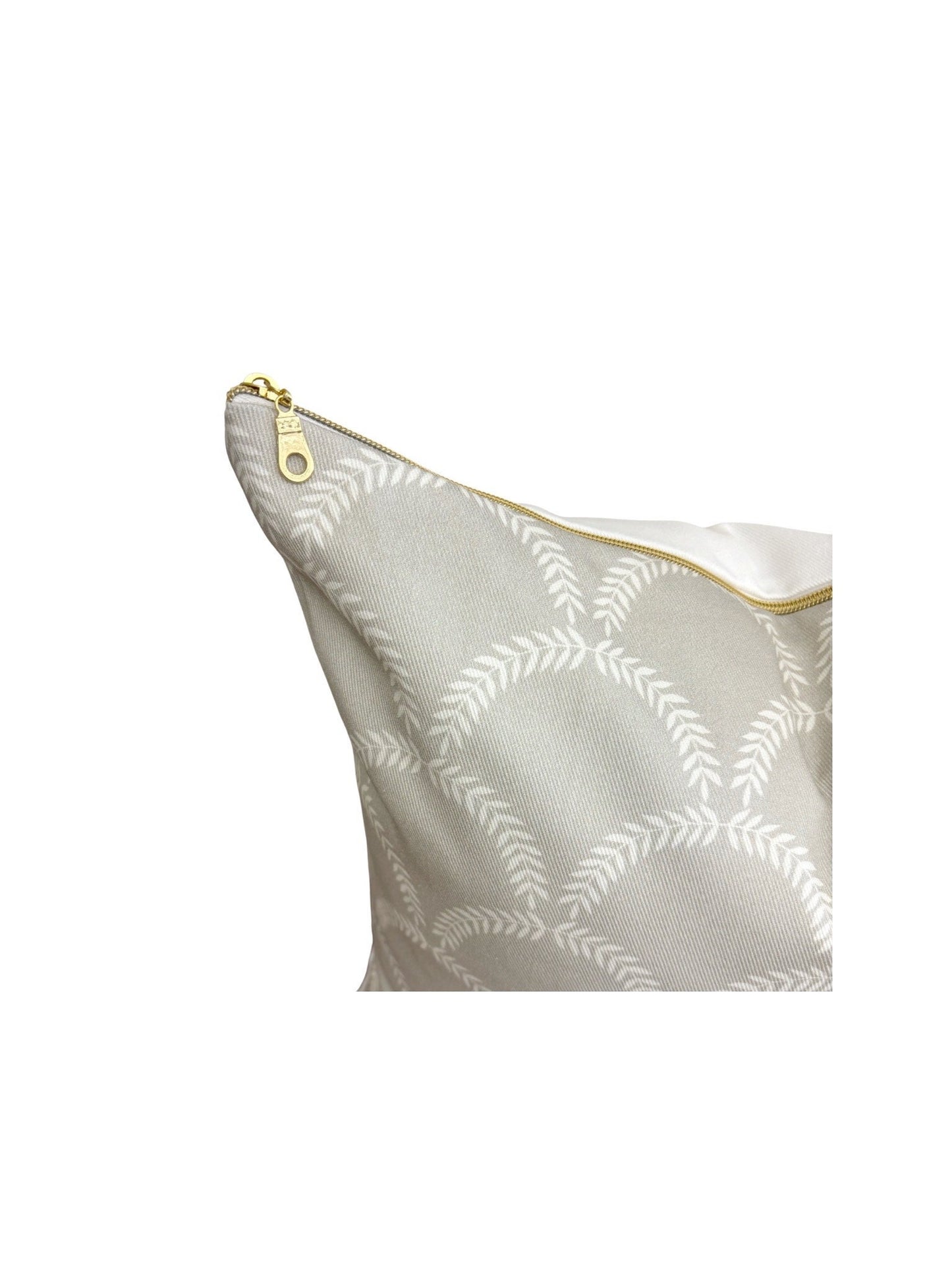 Overstock - Cover Only | Winifred Cream + Putty | Designed by Danika Herrick | Grandmillennial Accent Pillow