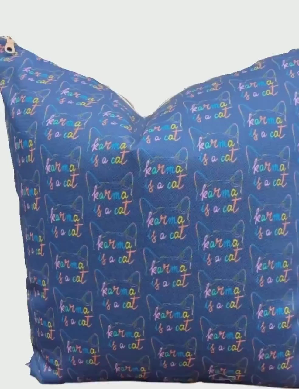 Taylor Swift | Swifties | Karma is a Cat Pillow Cover | FREE SHIPPING