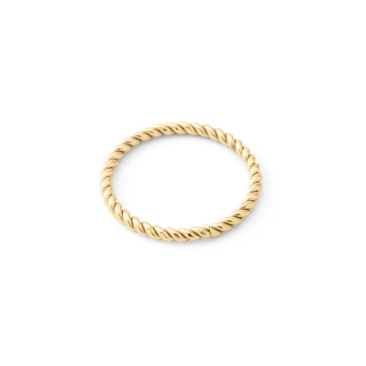 14K Gold Filled PLUS™ Braided Spacer Ring: Gold / 7