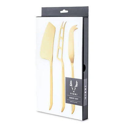 Belmont™ Gold-Plated Knife Set - Set of 3