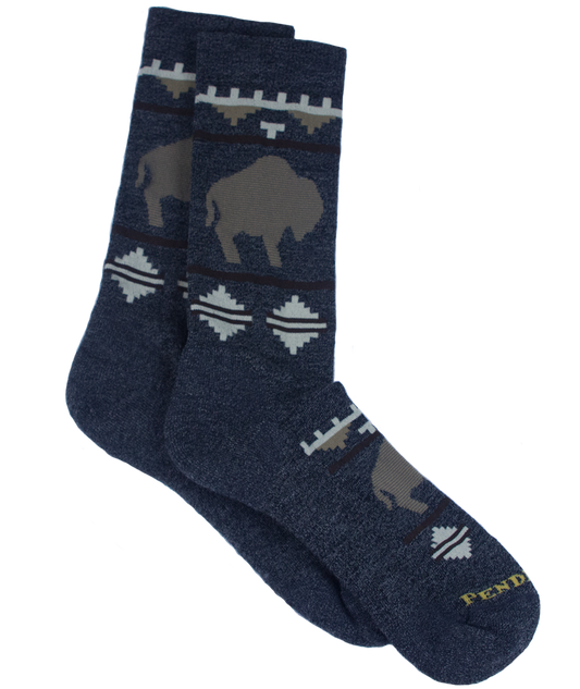 ROAMING BISON CREW: CHARCOAL / MD