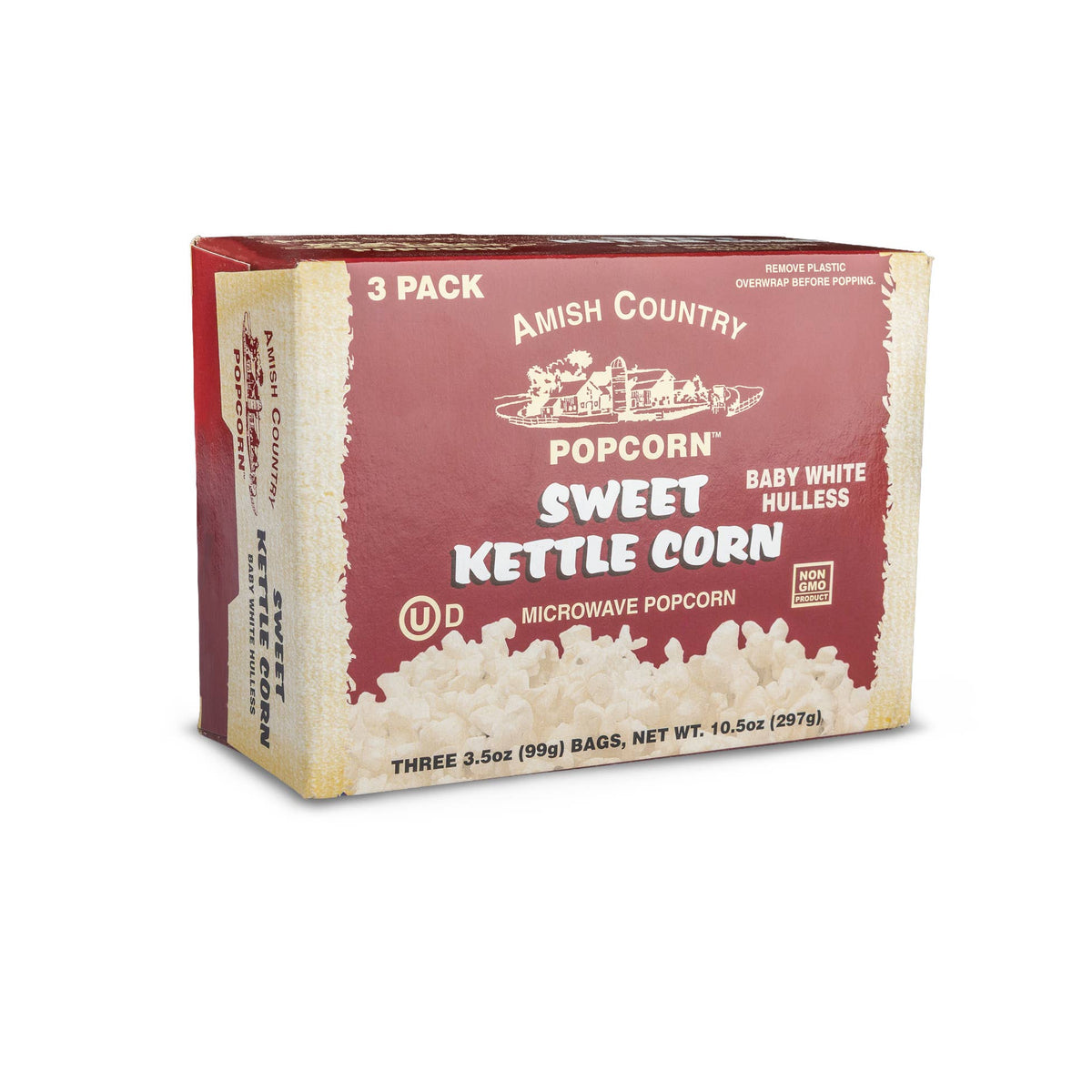 3pk Microwave Sweet Kettle Popcorn