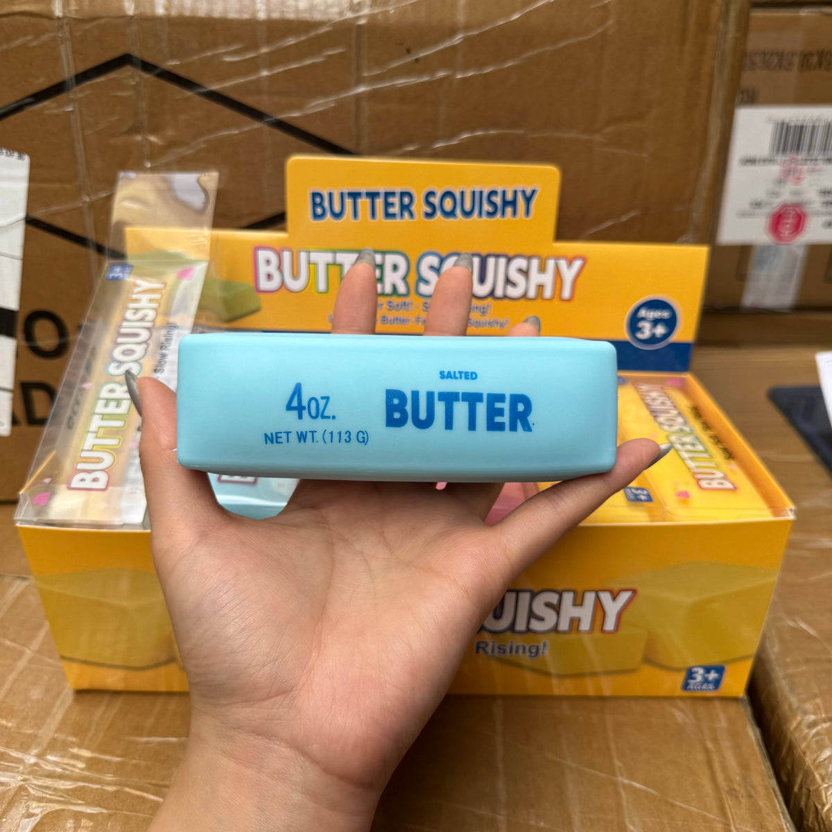 Crackling Crunchy Multicolor Butter Squishy 4oz
