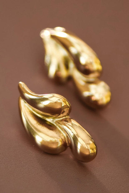 18K Gold Plated Waterproof Stainless Steel Stud Earring