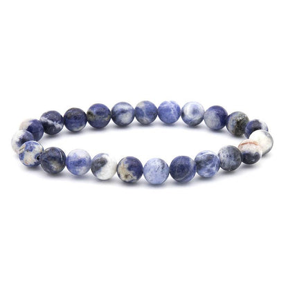 8MM Elastic Natural Stone Bracelets - Malachite 2