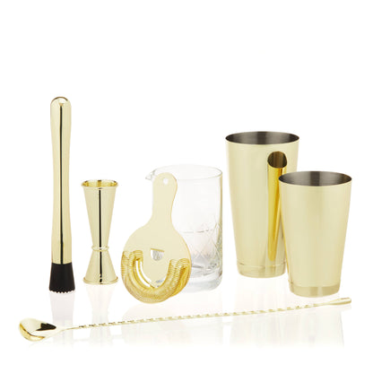 Belmont™ Gold-Plated Bar Essentials Set - Set of 7