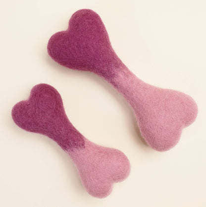 OMBRE WOOL BONE: Berry Blend / Small