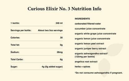 Curious Elixir No. 3 Booze-Free Cocktails: 24 Cocktails in 12 Bottles