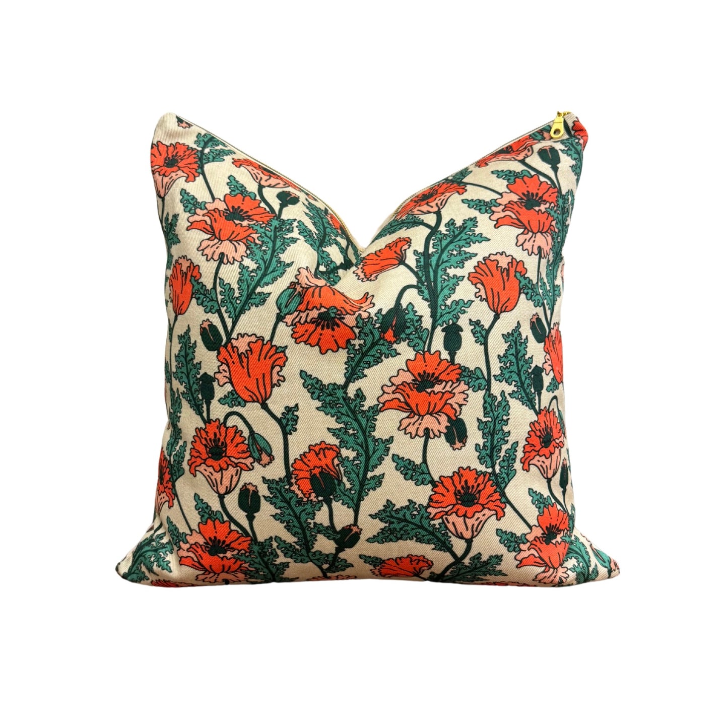 Joon Poppy Pillow Cover - Designed by Holli Zollinger
