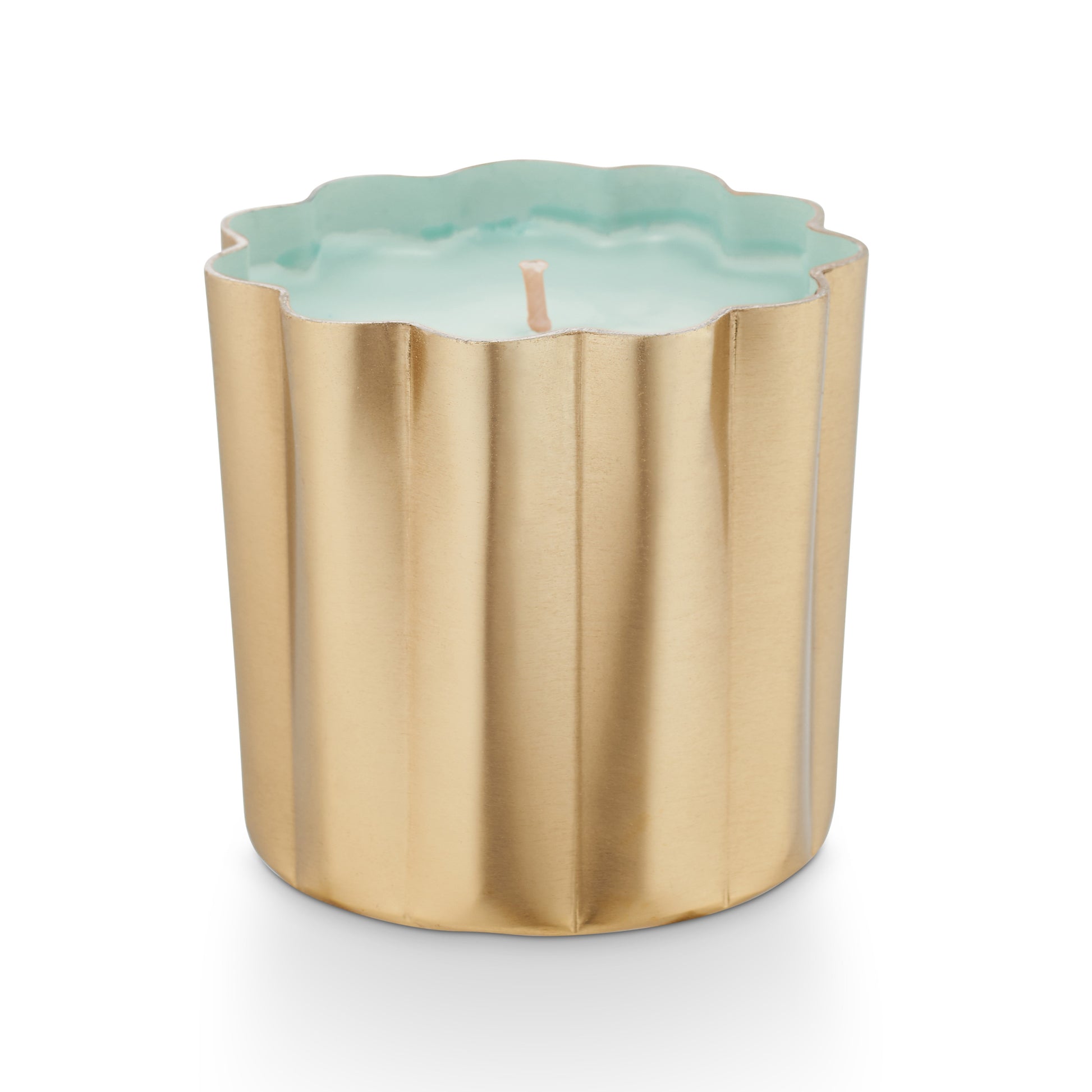 Sugared Blossom Mini Metal Candle