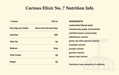 Curious Elixir No. 7 Booze-Free Cocktails: 24 Cocktails in 12 Bottles