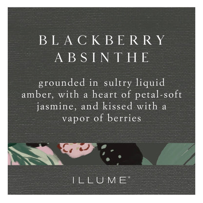 Illume - Blackberry Absinthe Statement Glass Candle