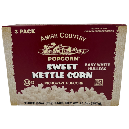 3pk Microwave Sweet Kettle Popcorn