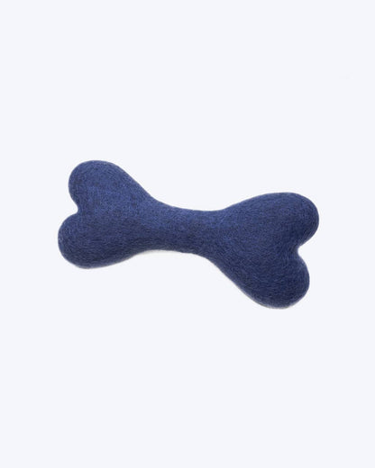 HOLIDAY WOOLBONES: NAVY / SMALL 6"