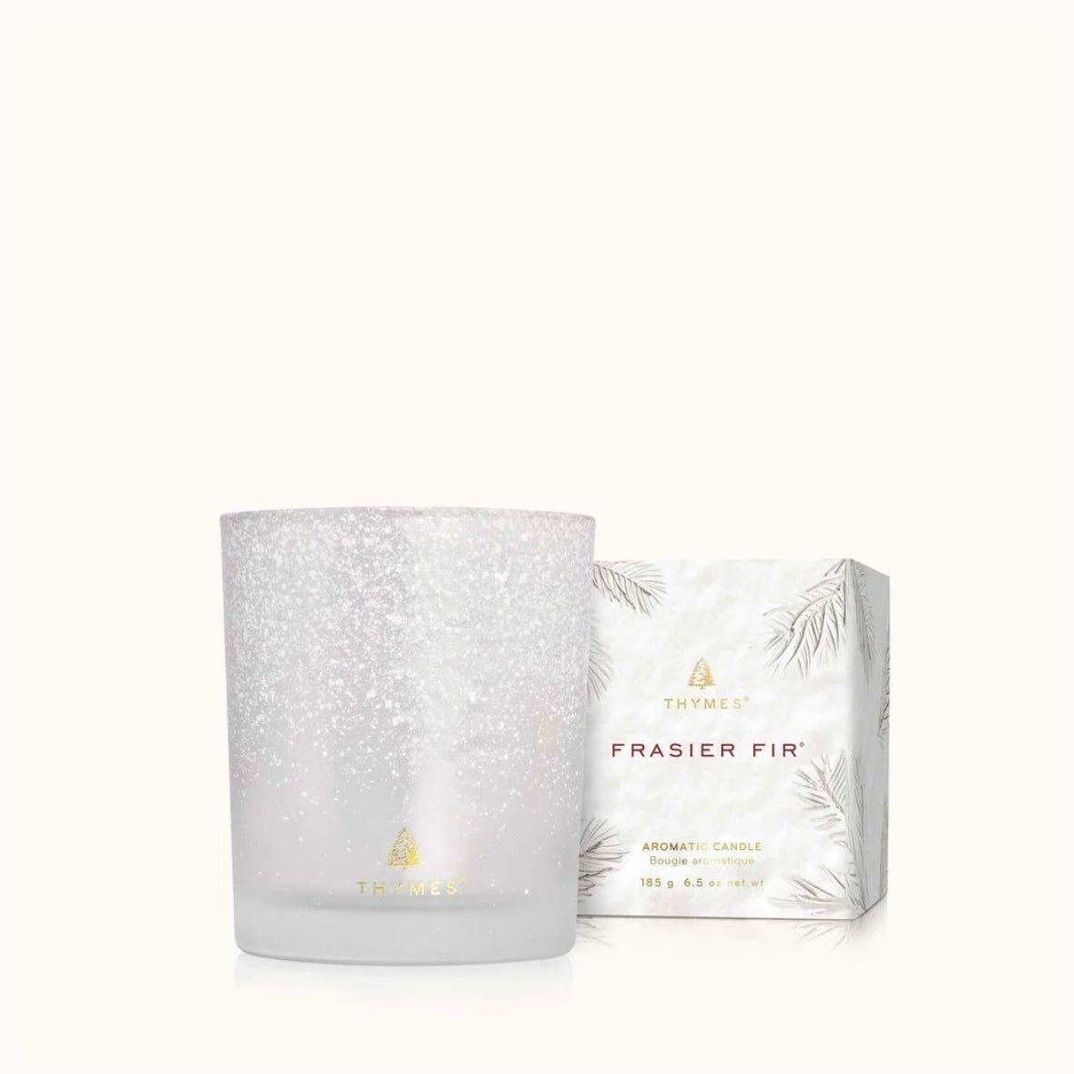 Thymes Frasier Fir Flocked 6.5 oz 6pk
