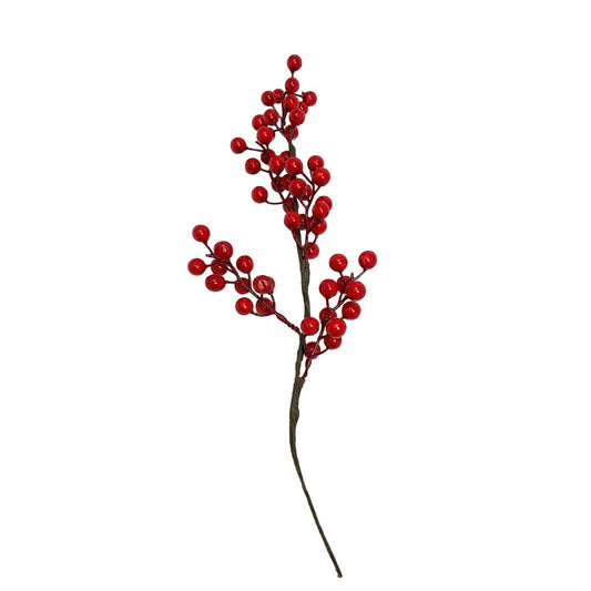 15” Shiny Goose Berry Pick - Red