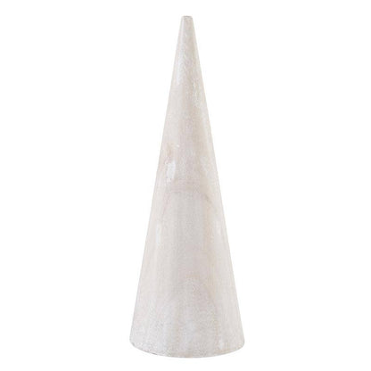 Wood Cone Tree - Medium - White