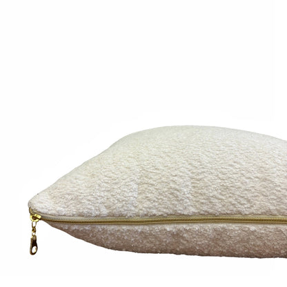 Cream Boucle' Pillow Cover