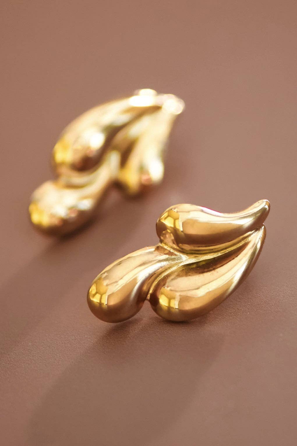 18K Gold Plated Waterproof Stainless Steel Stud Earring