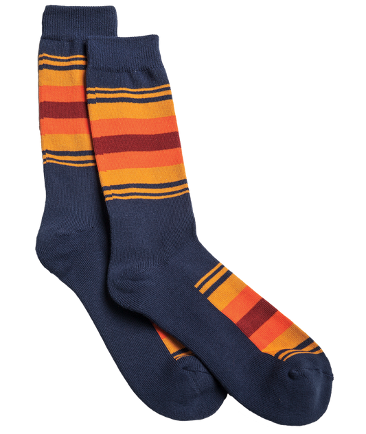 GRAND CANYON STRIPE CREW: NAVY / MD