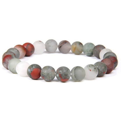 8MM Elastic Natural Stone Bracelets - Malachite 2