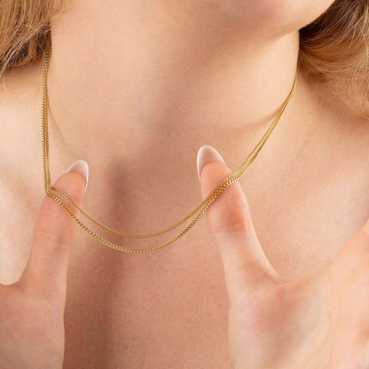 14K Gold Filled Plus™ Diamond Cut Curb Chain: 24" / 1.4mm