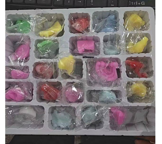 24-Day Christmas Advent Calendar – Sensory Squishy Fidget Toy Surprise Set