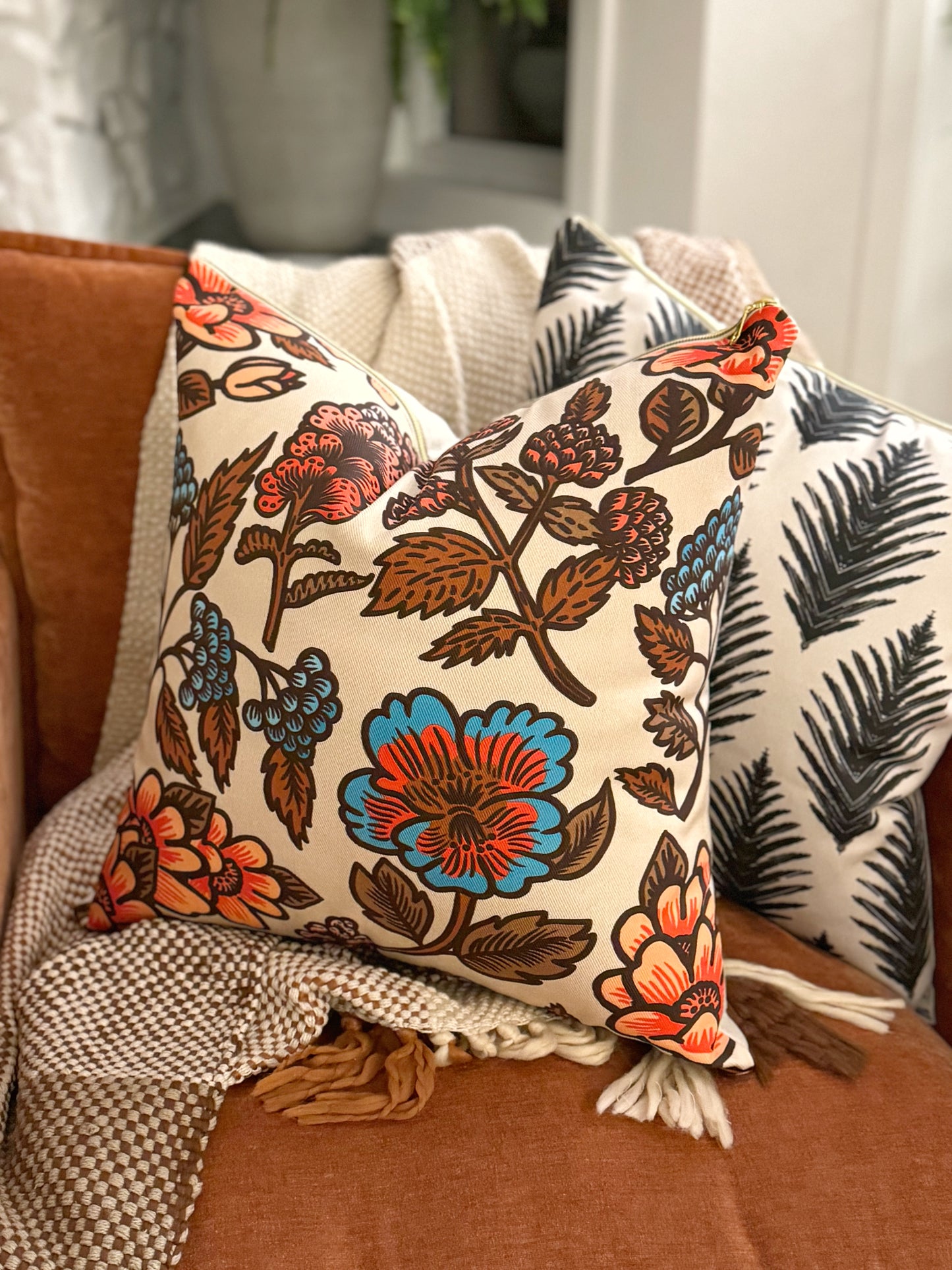LULU Floral Pillow Cover - Designed by Holli Zollinger